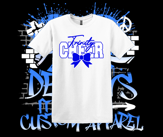 Trinity Cheer Bow White