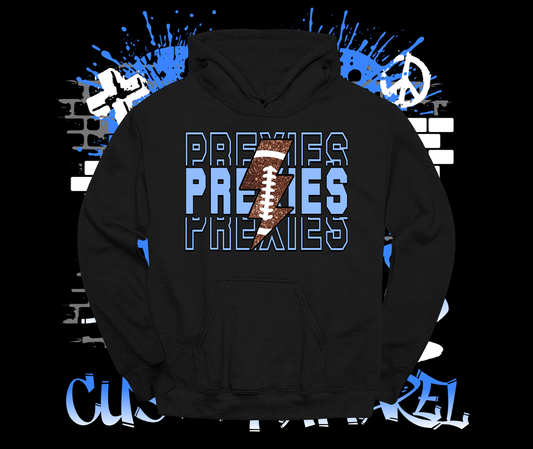 Prexies Football Lightning Hoodie