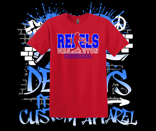 Rebels Baseball T-Shirt