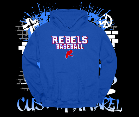 Rebels Baseball Hoodie
