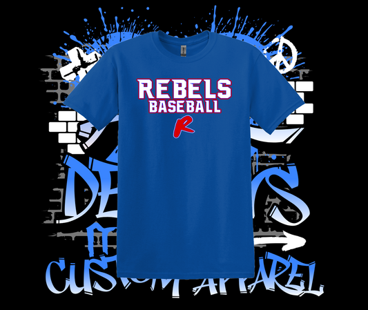 Rebels Baseball T-Shirt