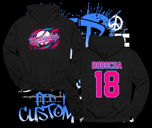 Washington Pinto All-Stars 8U Splash Hoodie