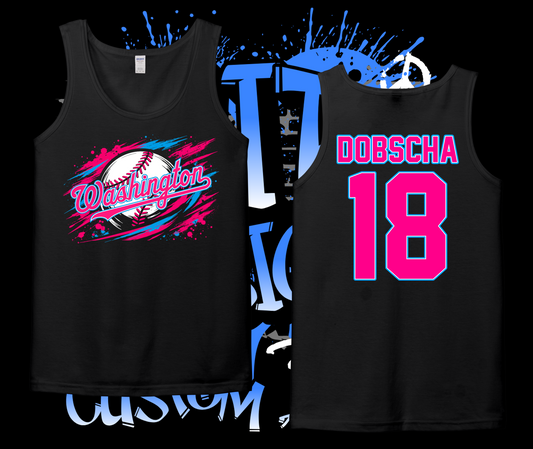 Washington Pinto All-Stars 8U Splatter Tank