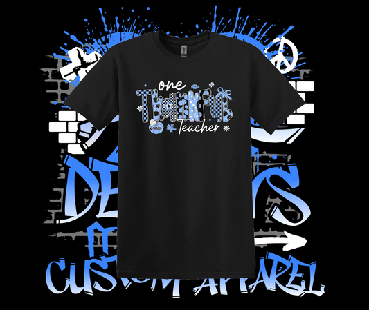 Wash High Thankful Teacher T-Shirt