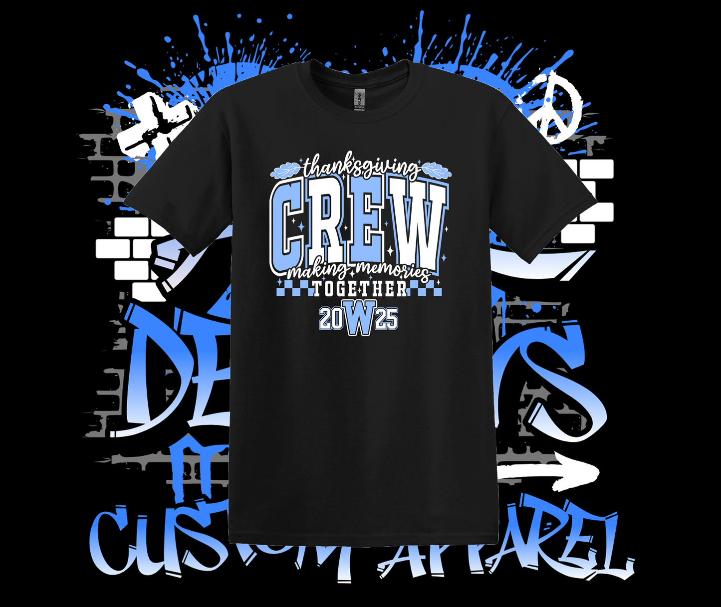 Wash High Thanksgiving Crew T-Shirt