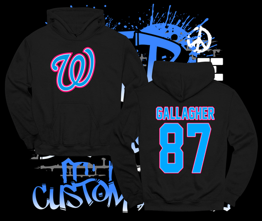 Washington Pinto All-Stars 7U Logo Hoodie