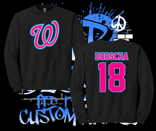 Washington Pinto All-Stars 8U Logo Long Sleeve T-Shirt
