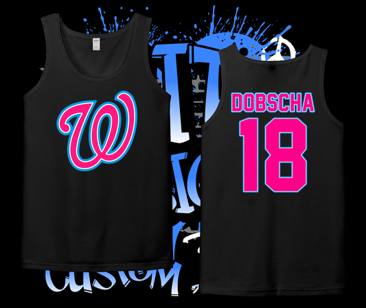Washington Pinto All-Stars 8U Logo Tank